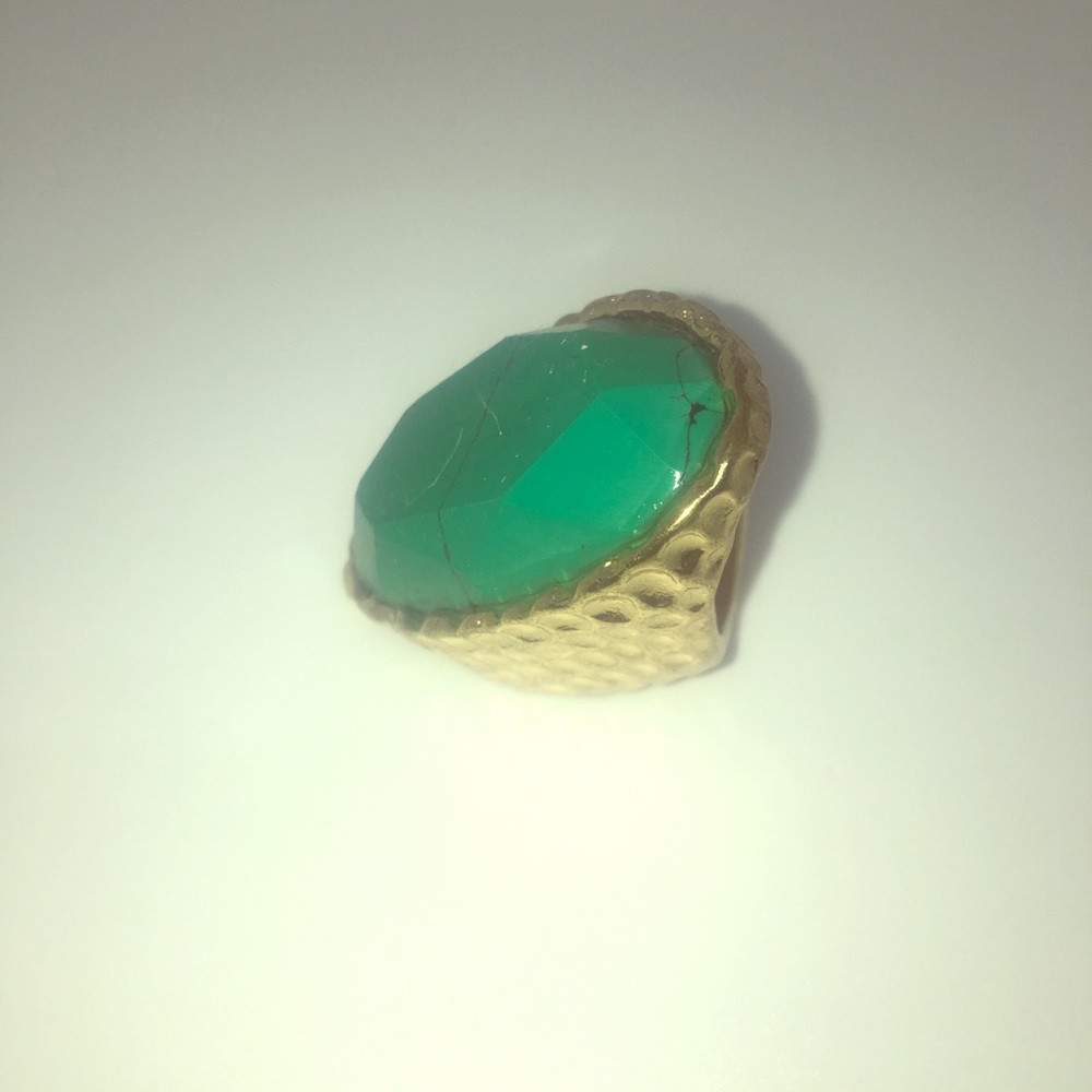ALDO Green and Gold Ring
